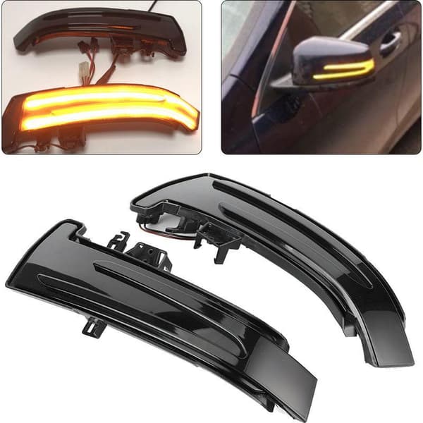 Dynamisk LED-backspegelindikator, lämplig för Mercedes Benz C/E/S CLa GLa CLS Class W176 W204