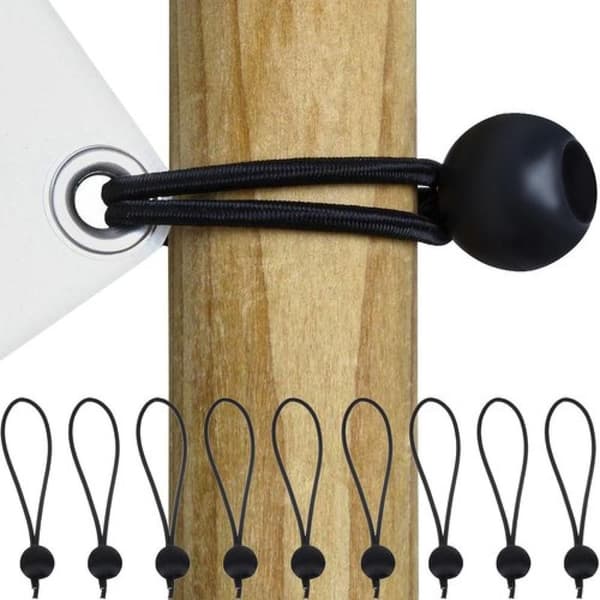 10-pack - Tarp Fastener - Elastic