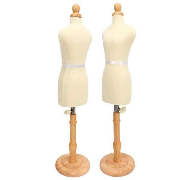 Adjustable Female Mannequin for Tailoring, Sewing Mannequin, Professional Display Mannequin, Standard Size, Black, One Unit