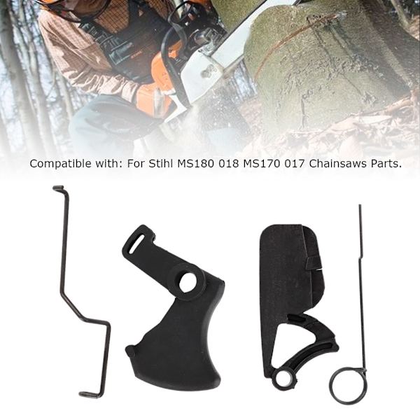 Gasreglage Hydrauliskt Manövrerad Fjäderbelastad Spak för Stihl MS180 018 MS170 017 Motorsågar