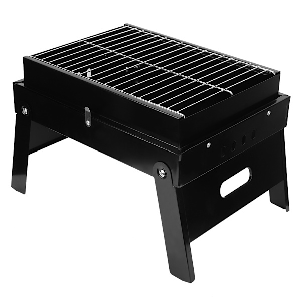 Utomhus Camping Patio BBQ Grill Fällbar Bärbar Grillspis