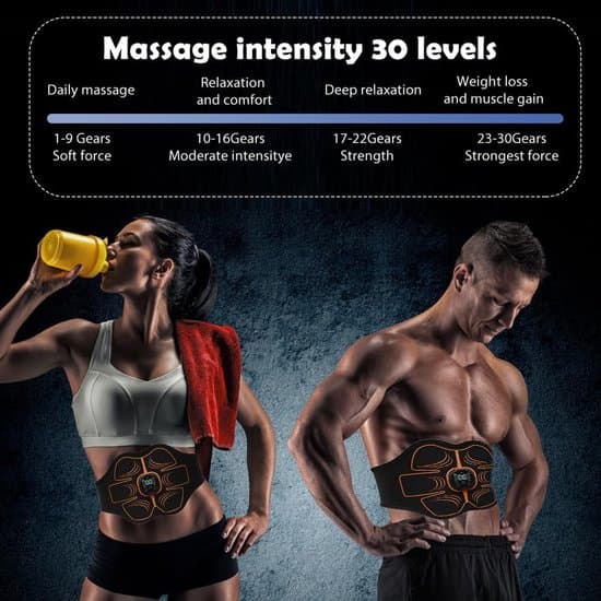 EMS Abdominal Trainer, Electrical, Home Use, 10 Modes and 30 Intensity, USB Rechargeable, Unisex Abdominal Belt