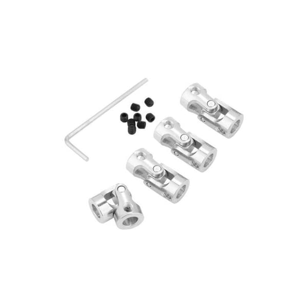 4-delt akselkobling motorforbinder styring DIY længde 23 mm OD 11 mm universalled (66 mm)