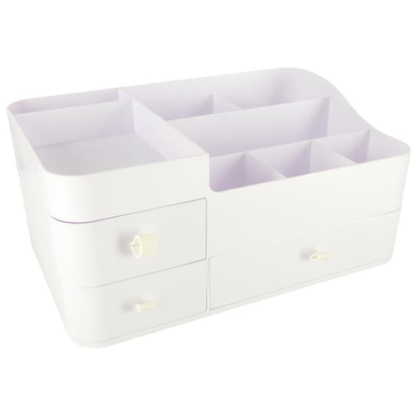 Makeup Storage with Drawers and Compartments - Cosmetics Organizer