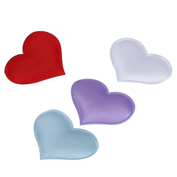 DIY Håndlagde Hjerteformede Bryllups Valentinsdekorasjon Jubileumsfestartikler (3,2 cm Flerfarget 500 stk Pose)