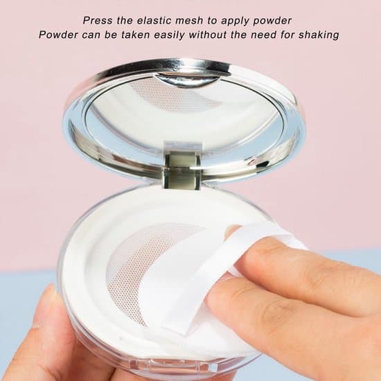 Portable Powder Box - Cosmetic Case