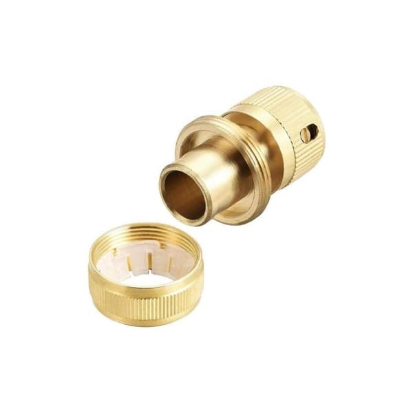 SABIR 19 mm (3/4\") Mässingsslangkoppling, snabbkopplingar för trädgårdsslangar - 4-pack