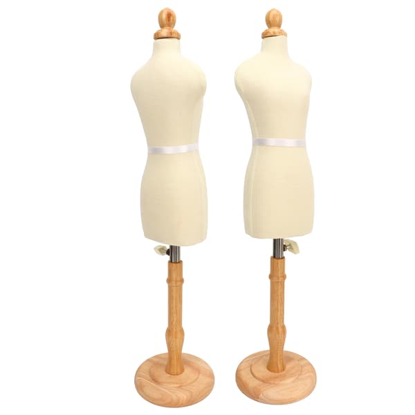 Adjustable Female Mannequin for Tailoring, Sewing Mannequin, Professional Display Mannequin, Standard Size, Black, One Unit