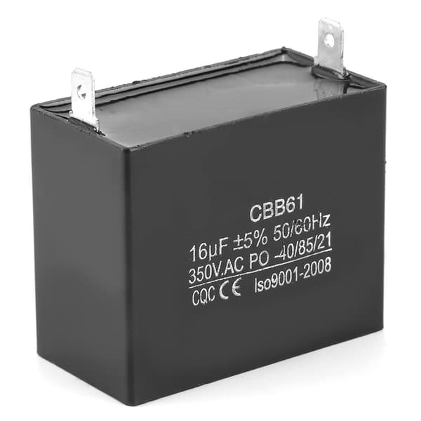 CBB61 Motor Starting Capacitor Generator CQC 350V AC 16uF 50/60Hz