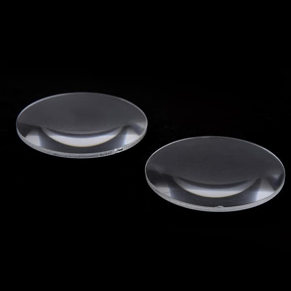 2 stk 50 mm diameter akryl forstørrelsesglasslinse leseforstørrelseslinse erstatning