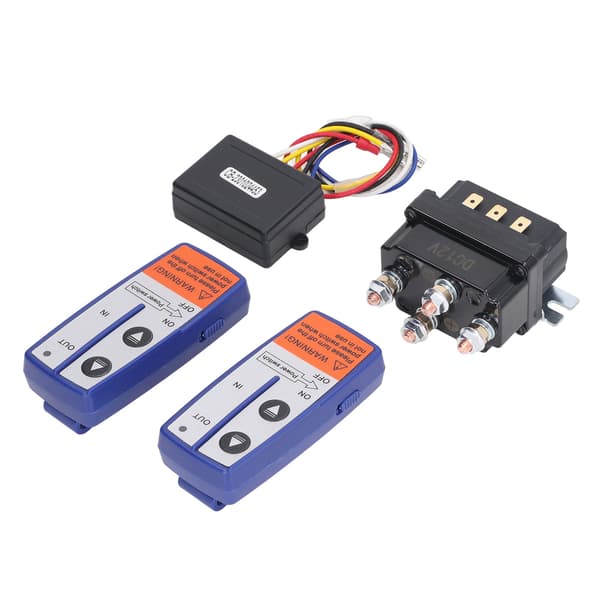 12V 250A Winch Relay Contactor Kit with Wireless Remote Control Switch for Truck SUV