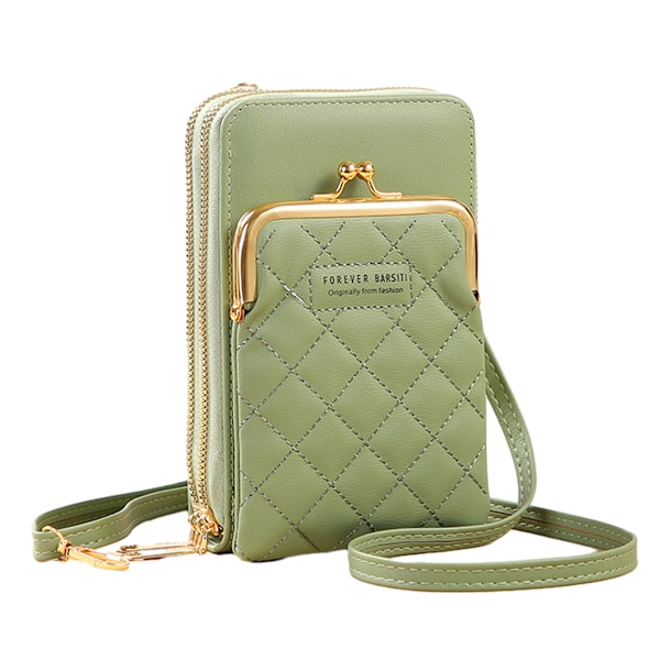 Pieni olkalaukku naisille, puhelimen crossbody-laukku, lompakko, olkalaukku luottokorttipaikoilla