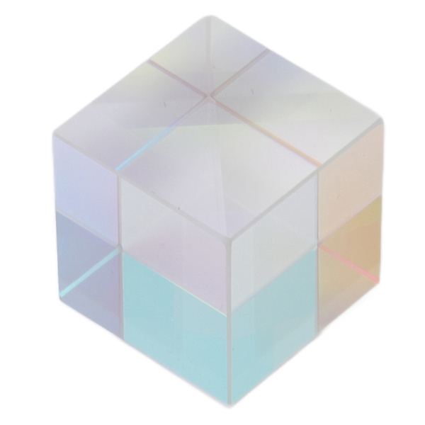 Prism Cube Optiskt glas RGB Dispersion Color Cube Sun Catcher X Cube Prism Födelsedagspresent 15x15x15mm/0.6x0.6x0.6in