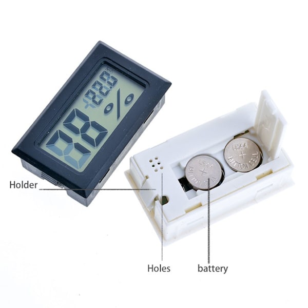 Digital termometer hygrometer mini temperatur fuktighetsmätare LCD inomhus termometer
