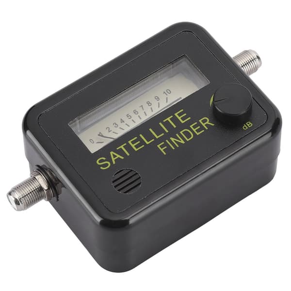 Sensitive Satellite Finder with Digital Display - Black