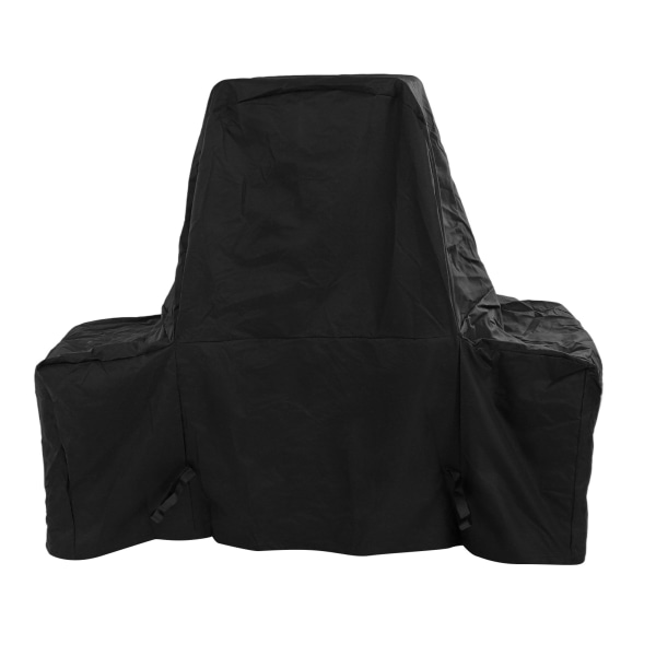 Grill Cover Outdoor Household Waterproof Dustproof Tear Resistant Black BBQ Gas Grill Cover with Storage Bag 121x52x100cm