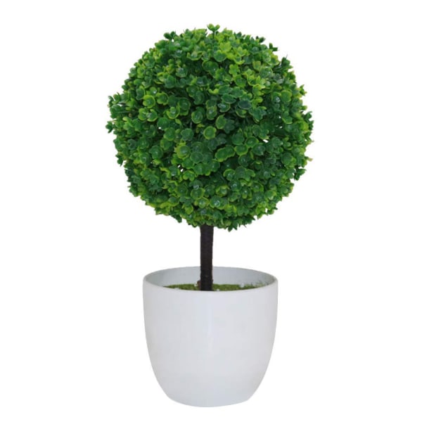 Modebollsform konstgjord krukprydnad Topiary falsk växt Bonsai falsk växt Heminredning