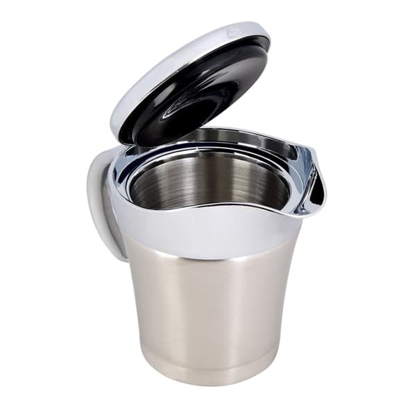 Isolert sausbolle i rustfritt stål - Dobbeltvegget, termisk, 450 ml (Liten)