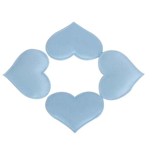 DIY Håndlagde Hjerteformede Bryllups Valentinsdekorasjon Jubileumsfestartikler (3,2 cm Lyseblå 500 stk Pose)