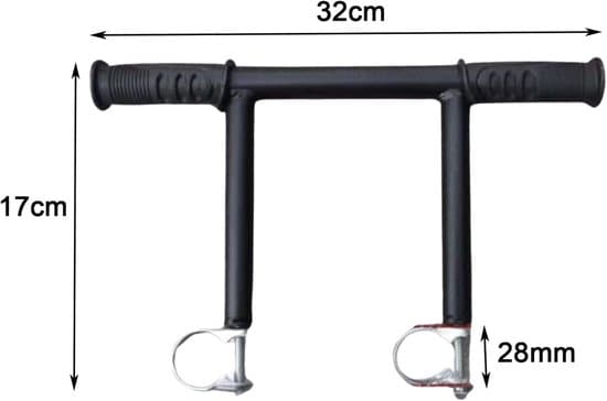 Stroller Handle Extender, Universal Stroller Handle Extension Bar, Stroller Handle, Adjustable Stroller Armrest, Stroller Transport Accessories