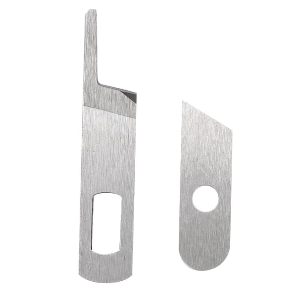 2 pcs Sewing Machine Upper Lower Blade Replacement Kit for Singer 14U, Household Multifunction Cutter Set