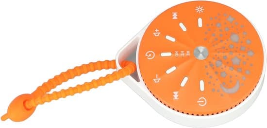 Bærbar hvid støj søvnmaskine med 10 naturlige lyde og timer, ABS-materiale