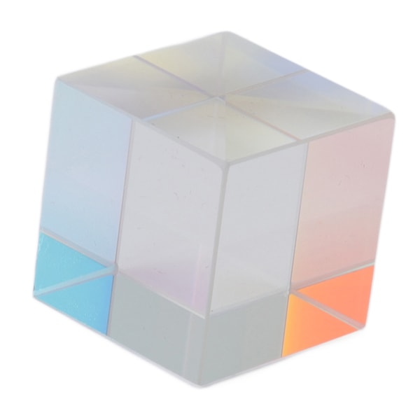 Prism Cube Optiskt glas RGB Dispersion Color Cube Sun Catcher X Cube Prism Födelsedagspresent 15x15x15mm/0.6x0.6x0.6in