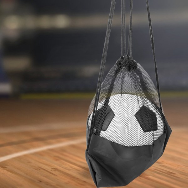 Sportförvaring Ryggsäcksväska med dragsko för fotbollsbasket volleyboll