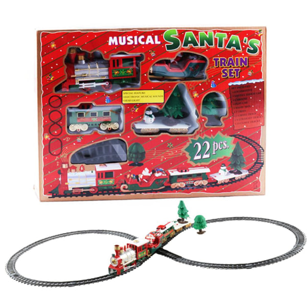 Jul Elektrisk Tåg Leksak Jul Elektrisk Spårvagn Leksaker för Barn Barn Överraskning Present