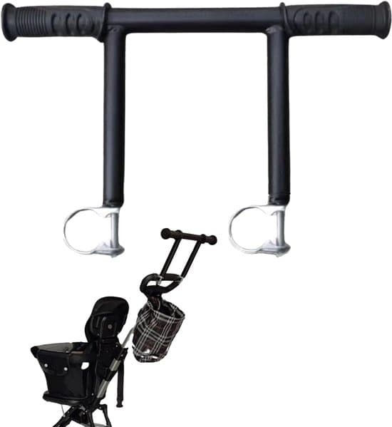 Stroller Handle Extender, Universal Stroller Handle Extension Bar, Stroller Handle, Adjustable Stroller Armrest, Stroller Transport Accessories