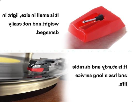 - Replacement Needles (2-pack) - Compatible with Crosley/Ion - Lightweight and Durable - Red Design - Excellent Sound Quality - Turntable Needles