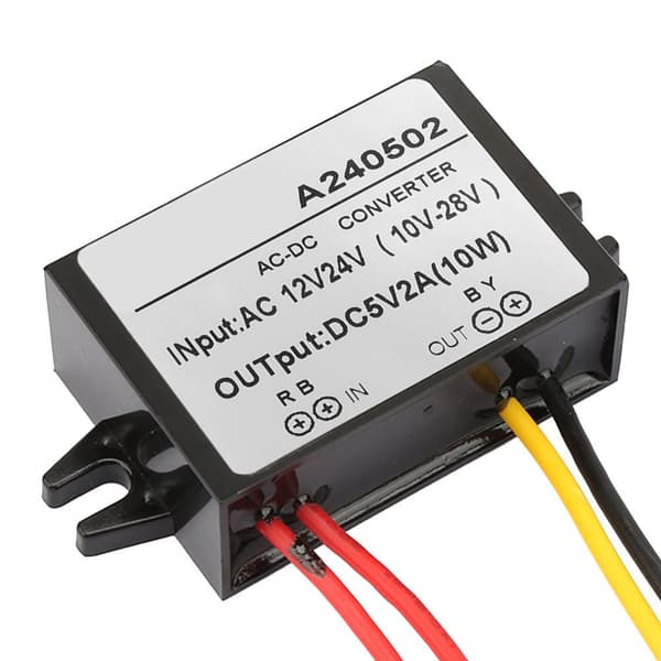 AC/DC-strømforsyningsmodul - Konverter AC 12V/24V til DC 5V