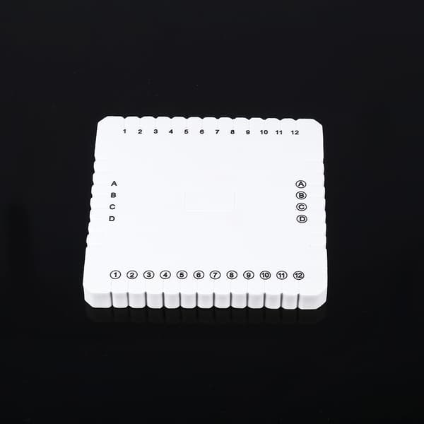 White EVA Foam Square Braiding Disk Cord Weaving Board 105mm