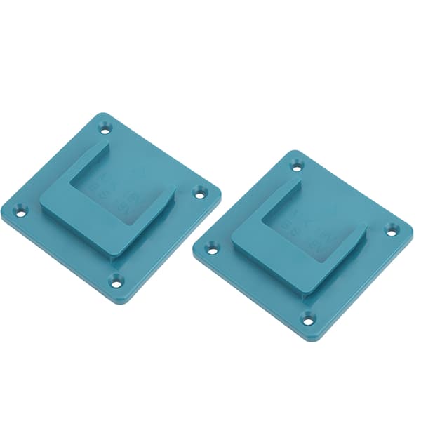 2 pcs Machine Holder Wall Mount Storage Brackets for Makita 18V Power Tools Cyan