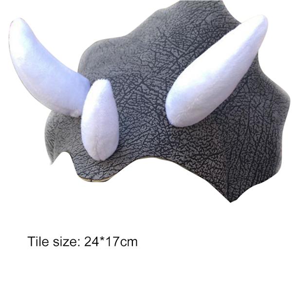 Husdjurshuvudbonad Triceratops Husdjurshuvud Rolig Husdjurskläder Hund Katt Klä Upp Festkläder Kläder Cosplay Söt Horn Huvudbonad