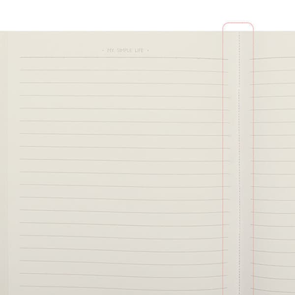 A5 Notebook Minimalist Design Smooth Writing Durable Binding Versatile Lined Paper Journal for Office School A5 Small 86 Pages