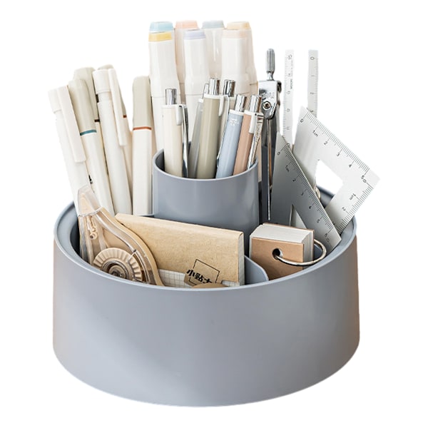 Makeup Organizer Drejelig, 360° Organizer, Badeværelsesorganizer Kosmetik, Blyantsorganizer, Kosmetik Til Kommode, Soveværelse, Badeværelse