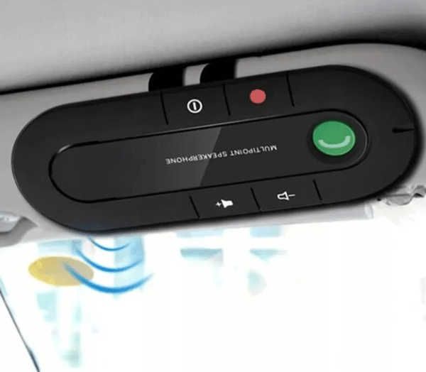 Bluetooth 5.0 Bil Håndfrit Sæt, Volumenkontrol, Bilmusik Håndfrit System, Batteri Håndfrit System