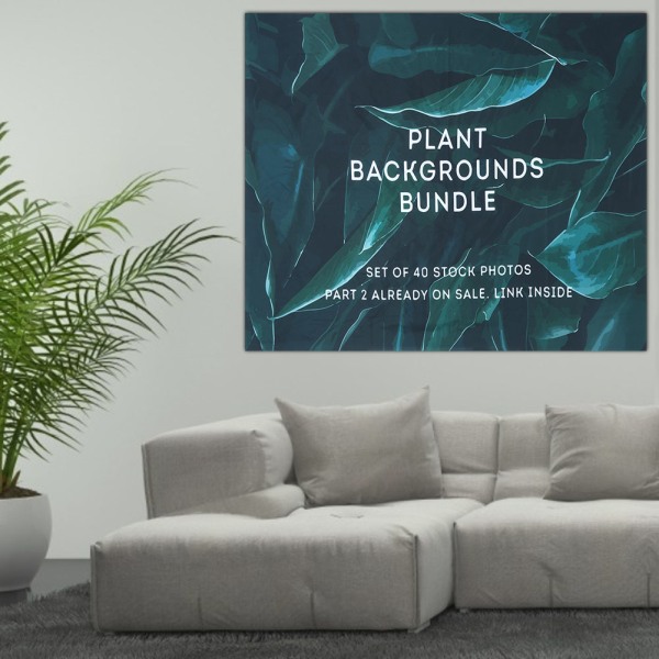 Växt Grön Blad Tryckt Vägg Hängande Sängkläder Gobeläng Vägg Hängande （150*130cm）