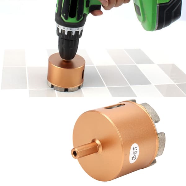 Marble Hole Saw Drill Bit for Tile / Concrete / Wall / Glass 65-75mm for Hand Tool Accessories 65mm