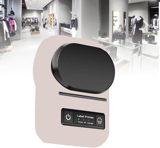 Portable Thermal Label Printer - Compact, Wireless Bluetooth Label Maker for Home, Office, Store, and Shipping (Pink)