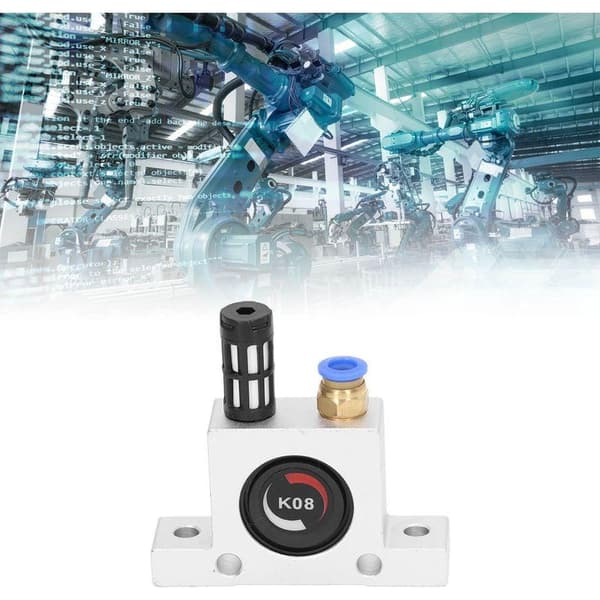 Pneumatisk kuleluftvibrator laget av aluminiumslegering med lyddemper for industriell bruk