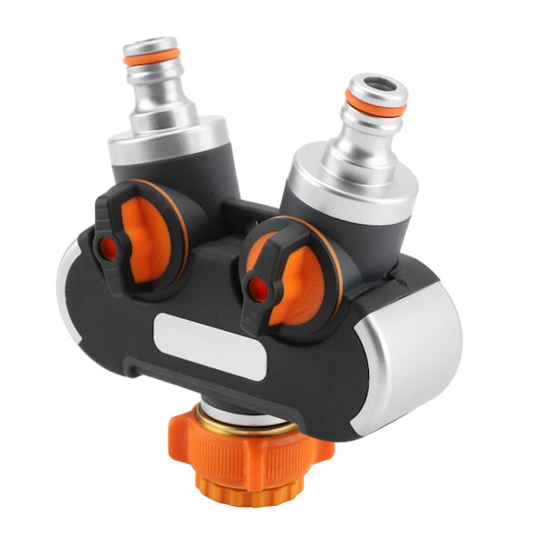 Havevandsslangefordeler Y-formet Adapter Tap Vandhane Splitter Hanekobling EU 2-vejs