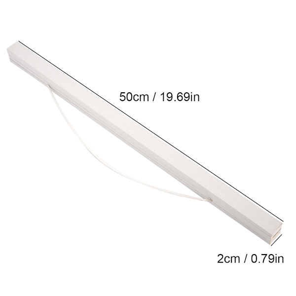 Moderne magnetisk sagflisbilde ramme DIY plakat rulle trykk kunst henger (50 cm)