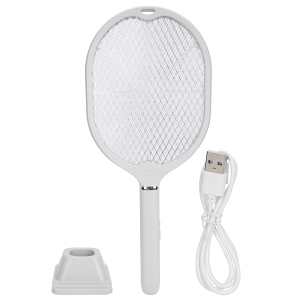 Elektrisk Mosquito Swatter USB -laddning 2 i 1 Mosquito Killer Lampracket för hemmabruk
