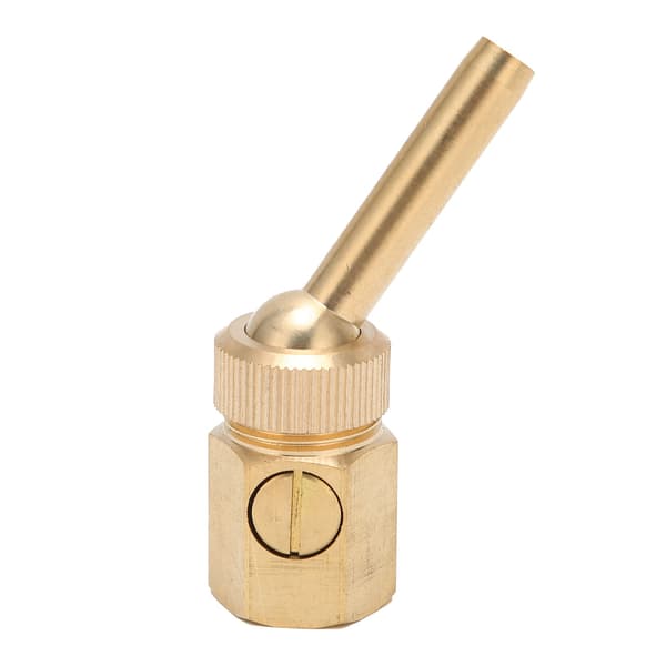 Fountain Nozzle with Internal Thread, Adjustable Brass Water Jet Head with Valve for Pond 1/2 20mm