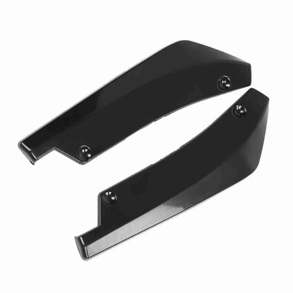 Universal Kulfiber Bagkofanger Canard Diffuser Spoiler Læbefinner - 1 Par