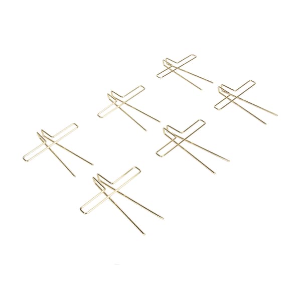 10-pack metal paper clips, 88mm office clips for journaling, note sorting and organizing supplies