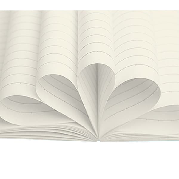 A5 Notebook Minimalist Design Smooth Writing Durable Binding Versatile Lined Paper Journal for Office School A5 Small 86 Pages