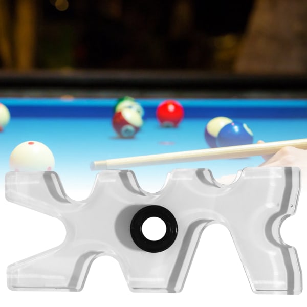 Transparent Akryl Snooker Billard Kø-Stativ Moosehead Hoveder Tilbehør til Nine Ball Club